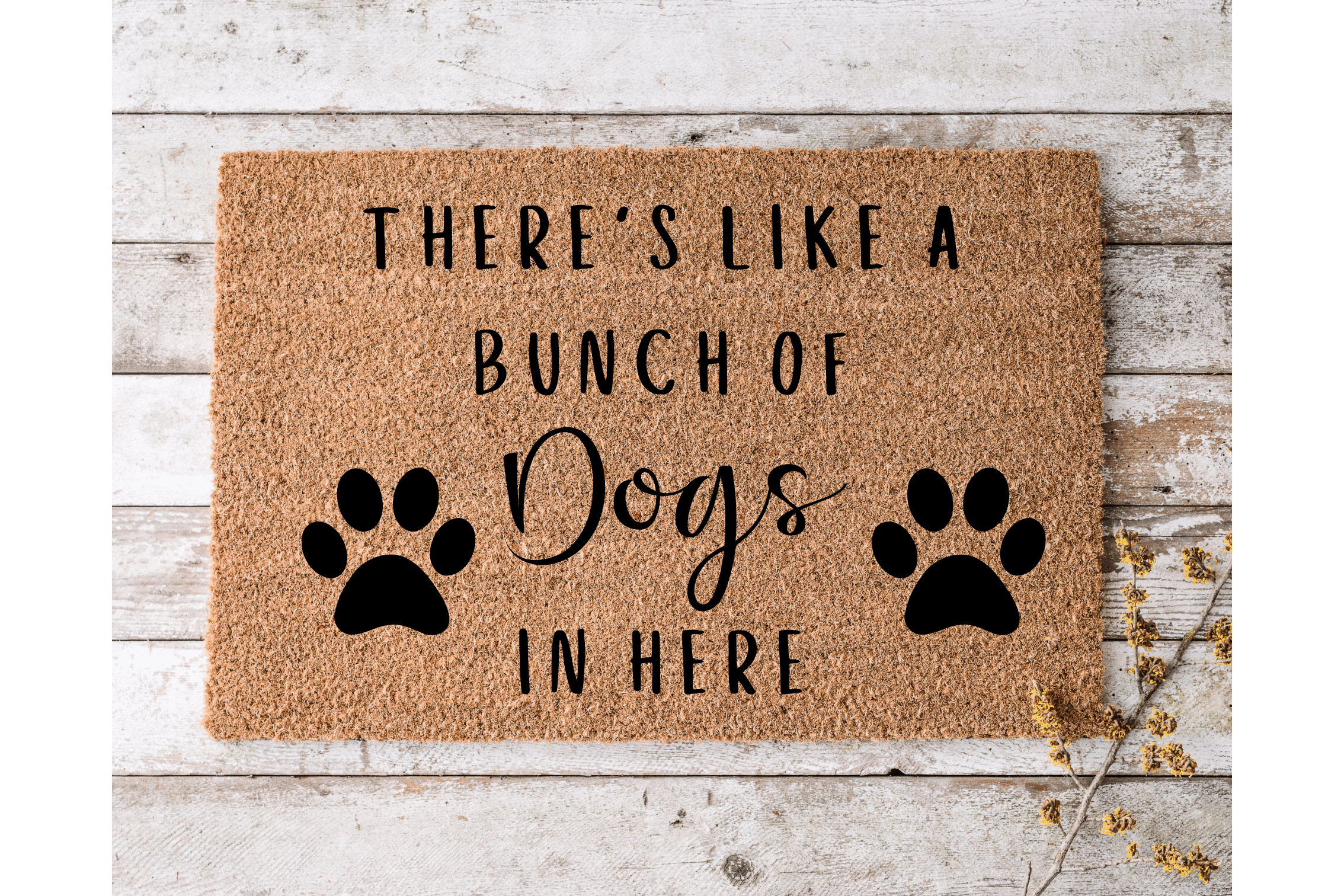 There's like a bunch of Dogs in here - The Welcome DoorMat