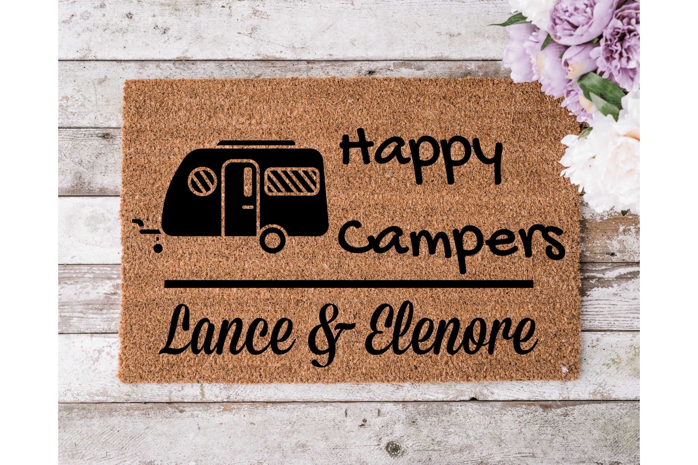 Happy Campers - The Welcome DoorMat