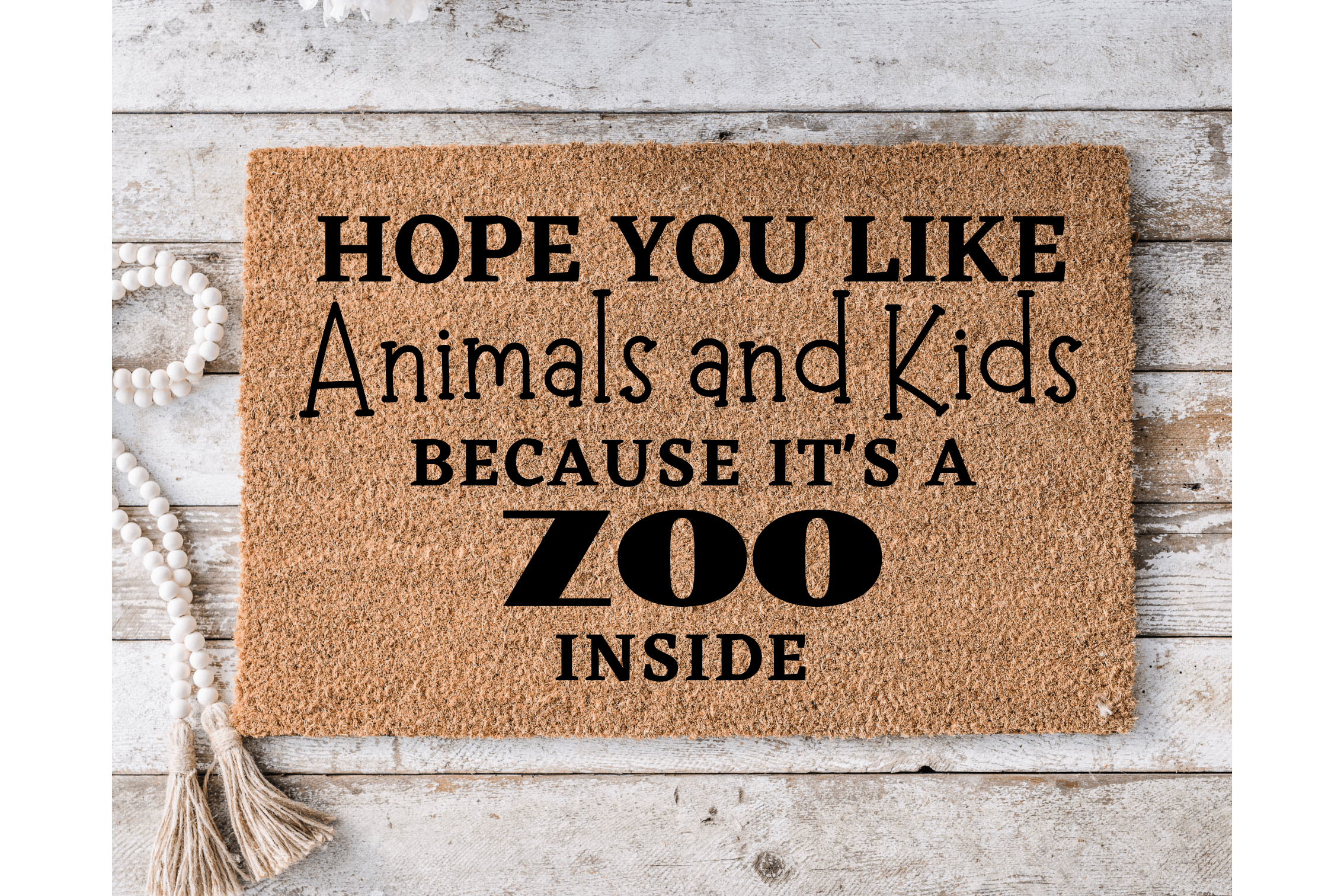 It's a ZOO inside - The Welcome DoorMat