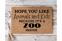 It's a ZOO inside - The Welcome DoorMat