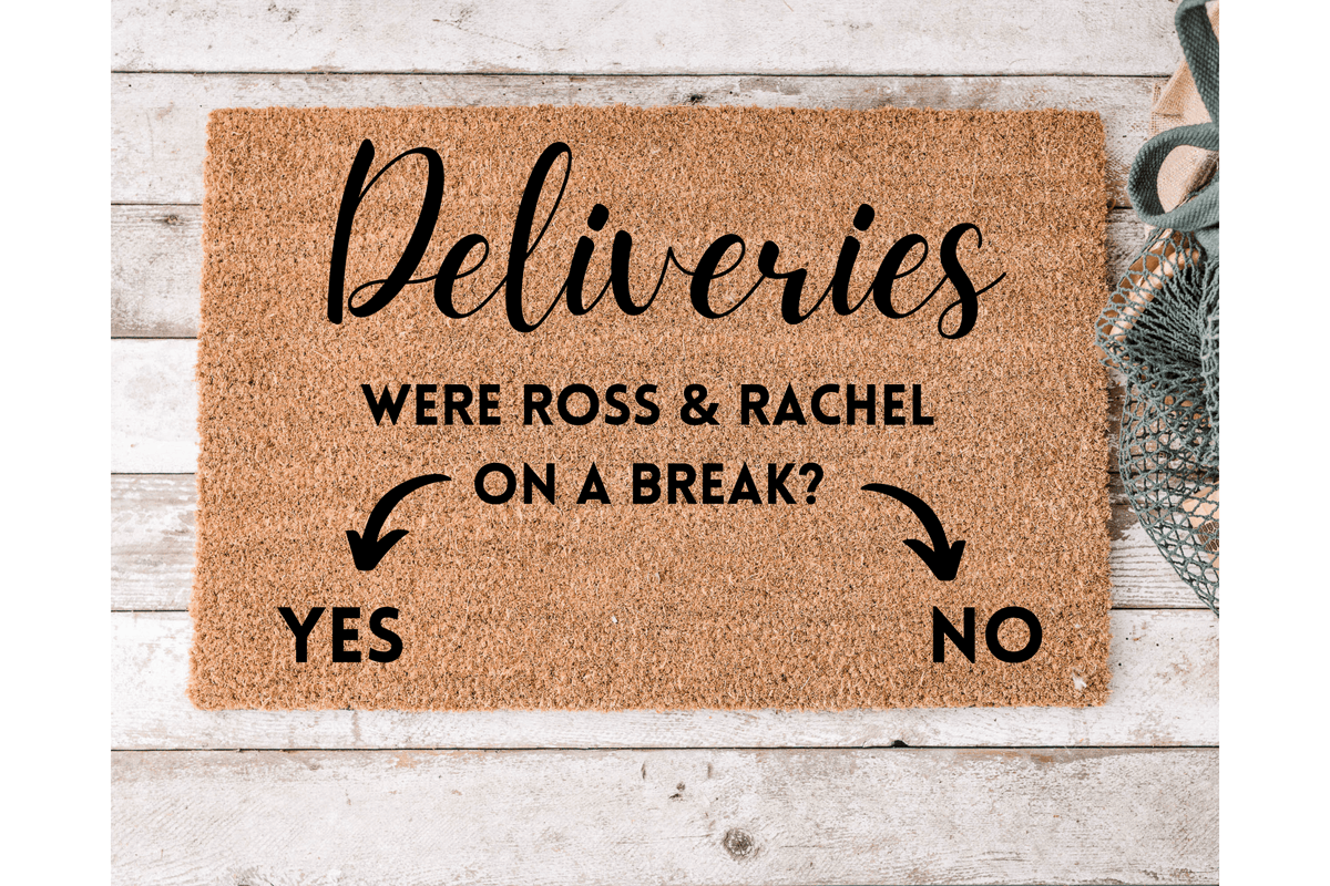 Were Ross and Rachel on a break? - The Welcome DoorMat