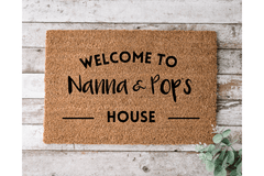 Welcome to *** House - The Welcome DoorMat