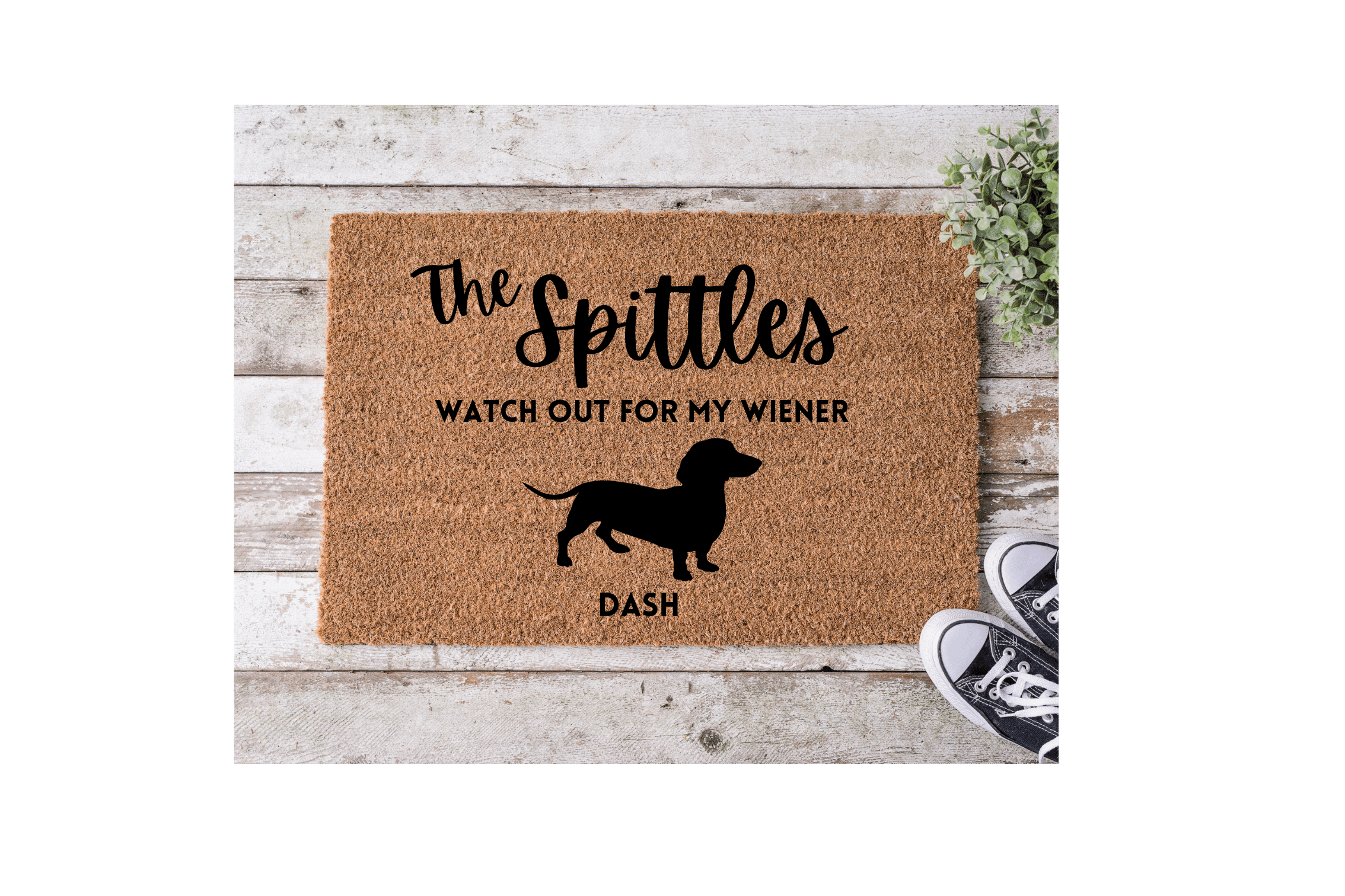 Welcome - Don't Step on my Weiners - The Welcome DoorMat